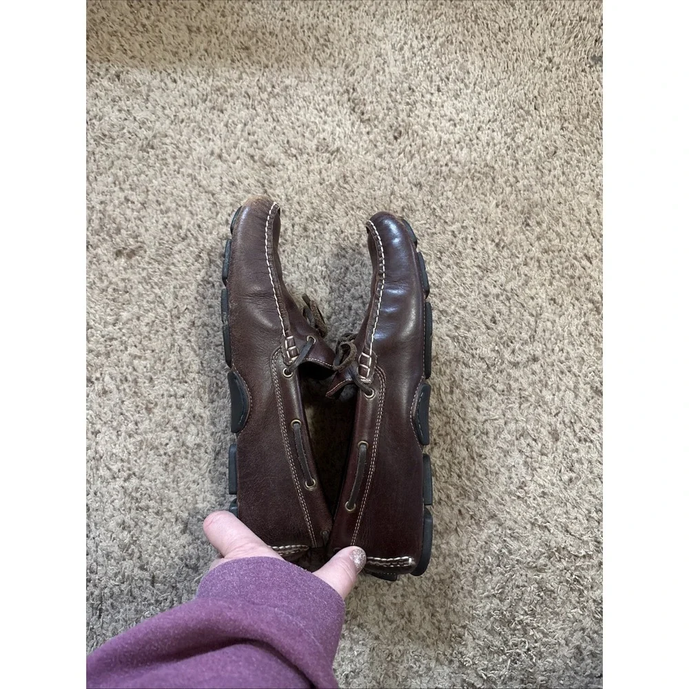 Johnson & Murphy Leather Loafers Shoes Brown Men's 9‎ M Slip On